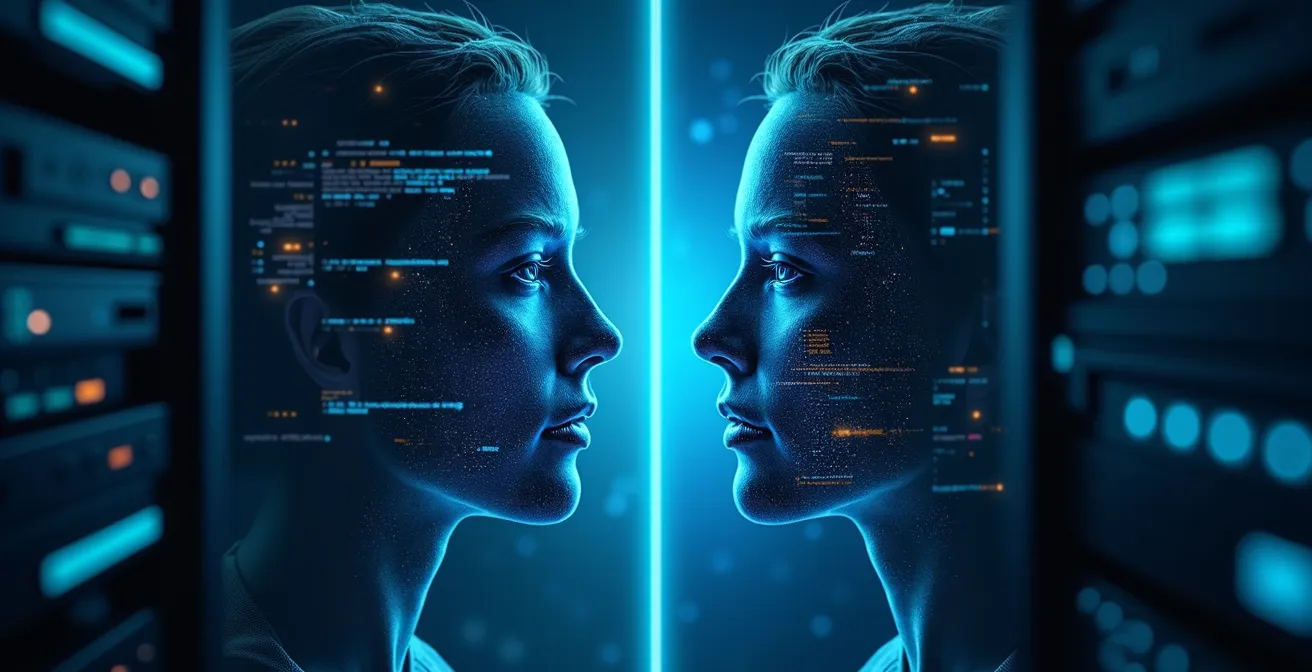 Représentation visuelle du modèle de responsabilité partagée dans le cloud avec division des niveaux de sécurité